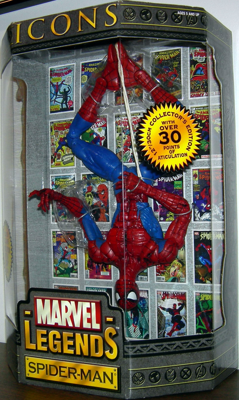 Hanging SpiderMan Figure 12 Inch Marvel Legends Icons