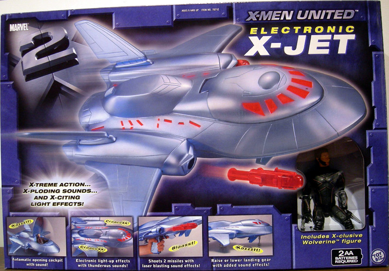 XJet XMen United Cockpit slowly opens with electronic sound effects
