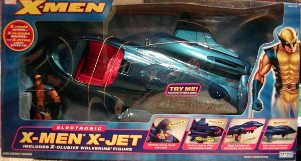 Electronic XMen XJet XMen 3 Jet features automatic opening cockpit with 