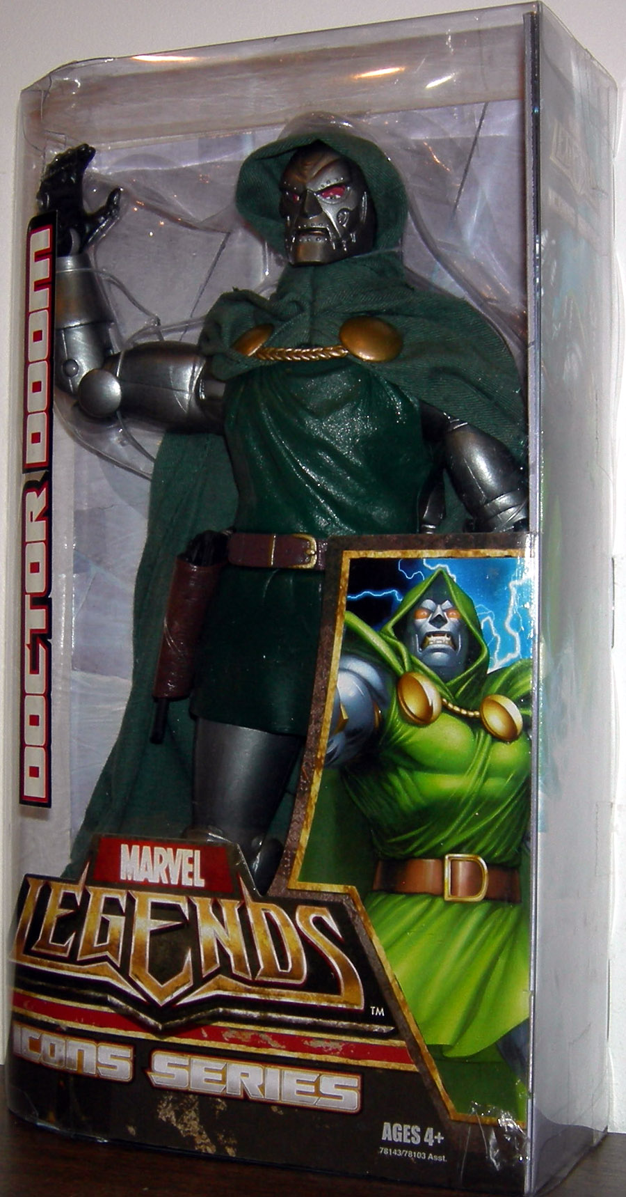 Dr Doom Action Figure 12 Inch Marvel Legends Icons Hasbro