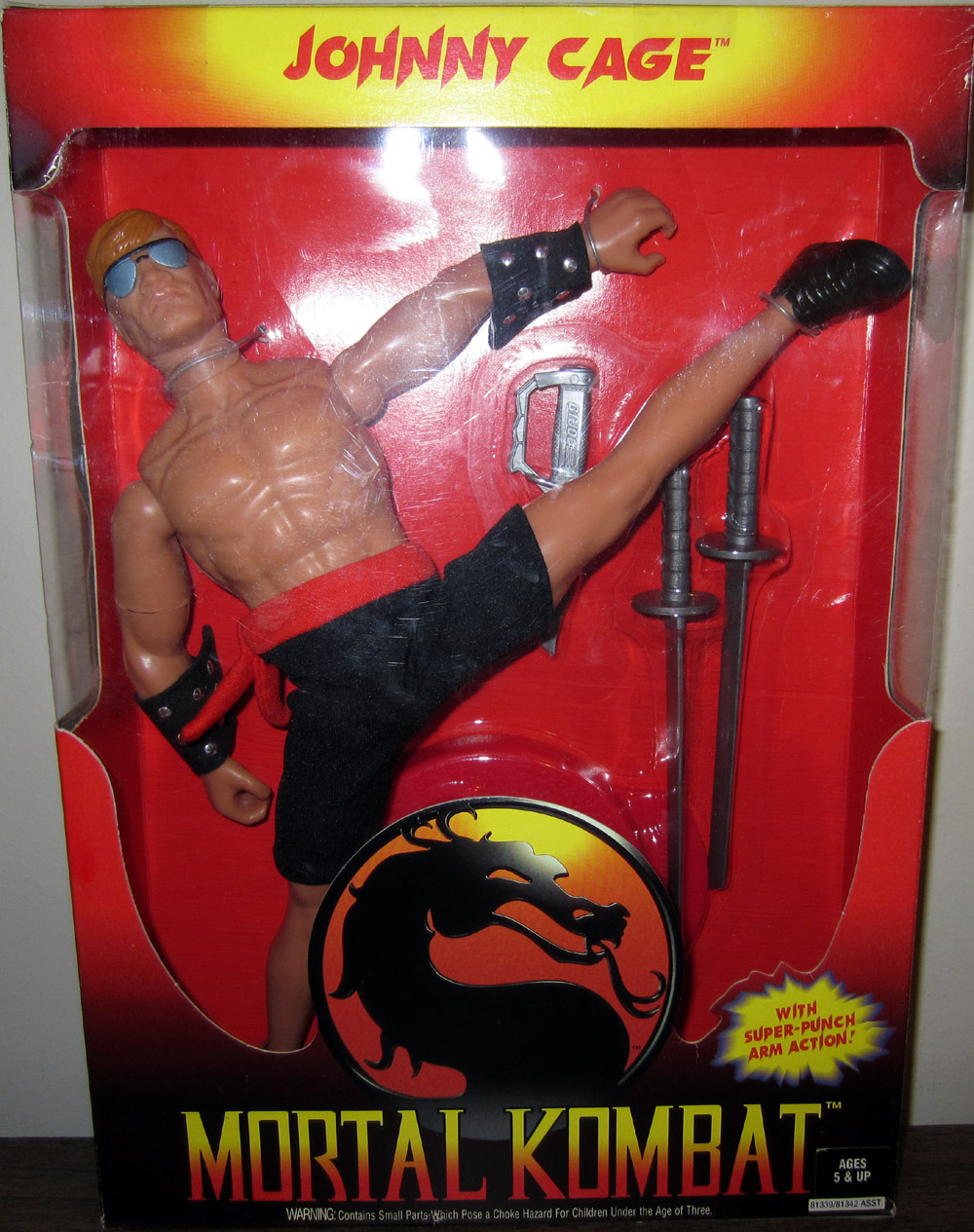 Johnny Cage Figure 12 Inch Mortal Kombat Hasbro - 12inchjohnnycage