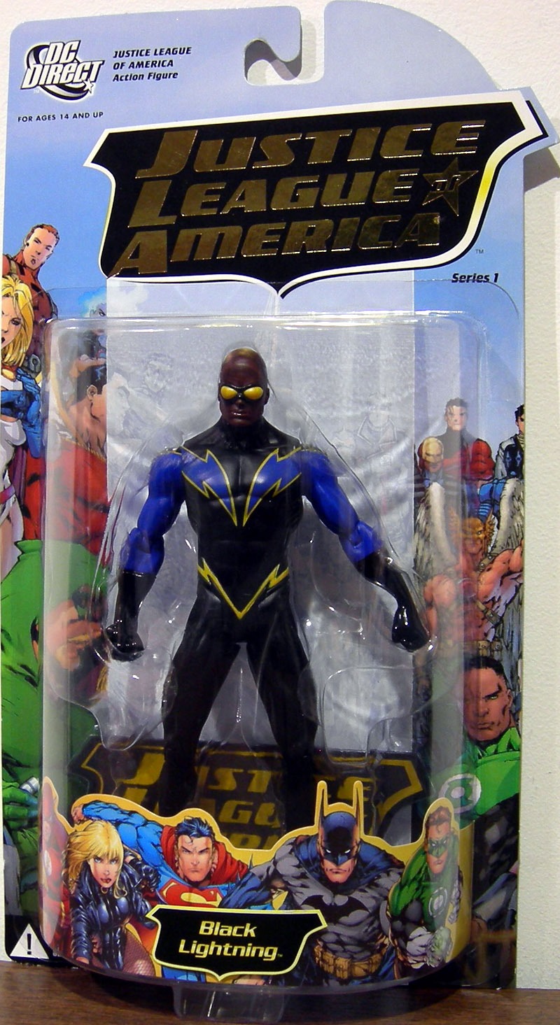 Black Lightning Justice League America Action Figure Dc Direct
