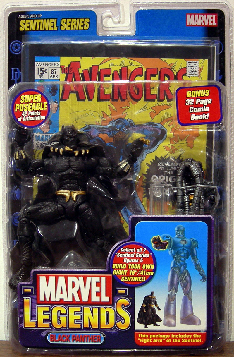 Black Panther Figure Marvel Legends Toy Biz