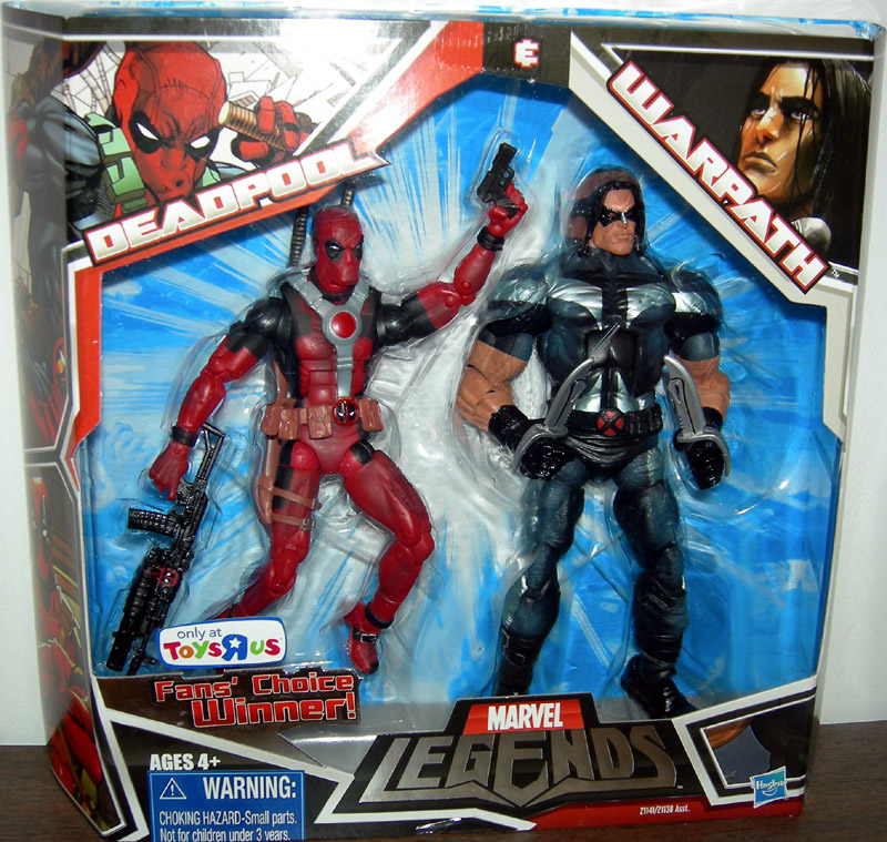 Deadpool Warpath Figures Marvel Legends TRU Hasbro