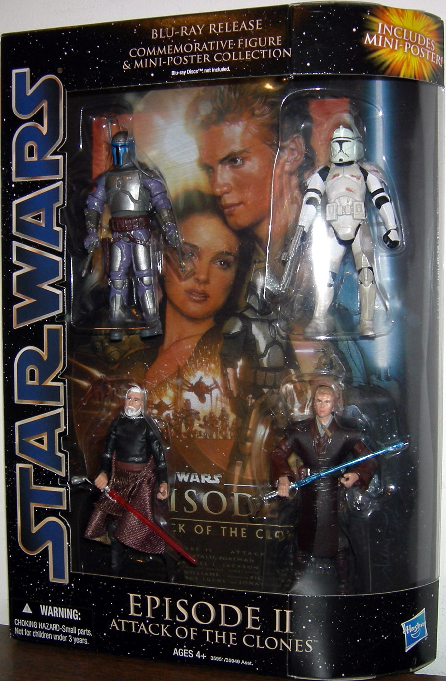 STAR WARS ATTACK OF THE CLONES ANAKIN  ACTION FIGURE