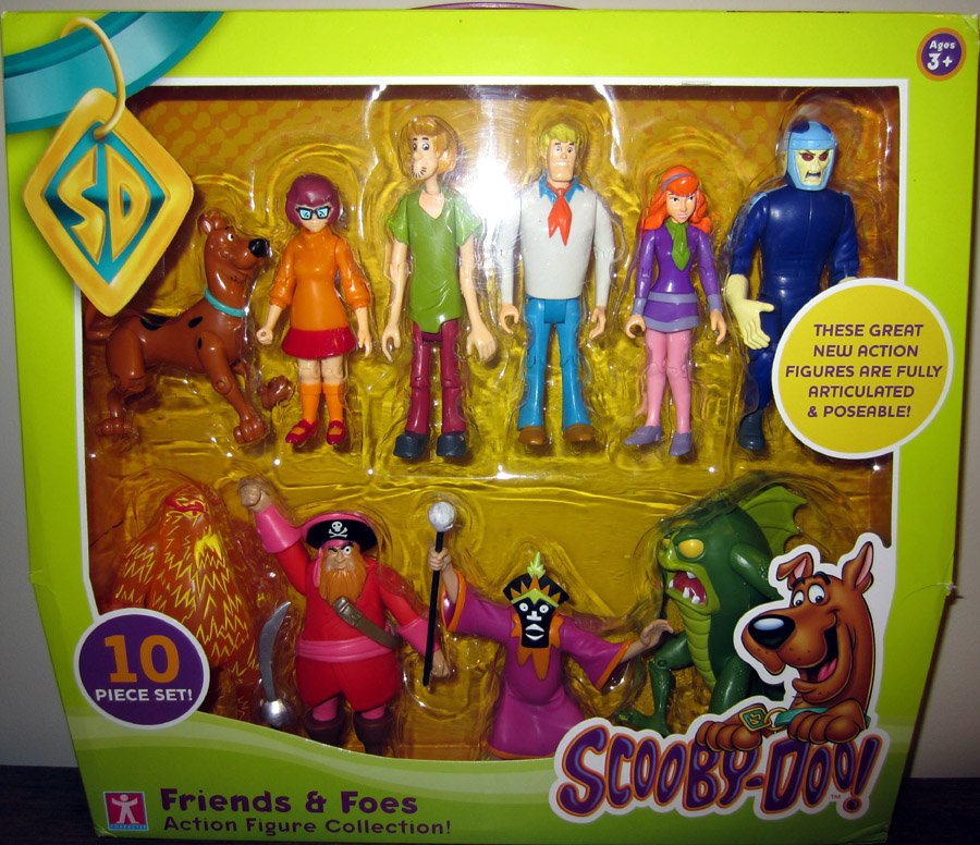 Scooby-Doo Friends Foes 10-Pack Action Figures Collection