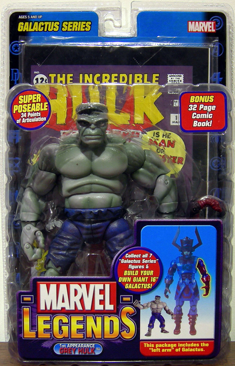 1st Appearance Grey Hulk, Marvel Legends