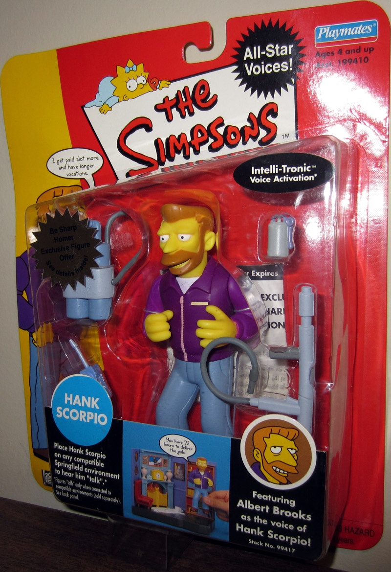 figure pictures action Scorpio Figure Playmates Simpsons Brooks Albert Hank