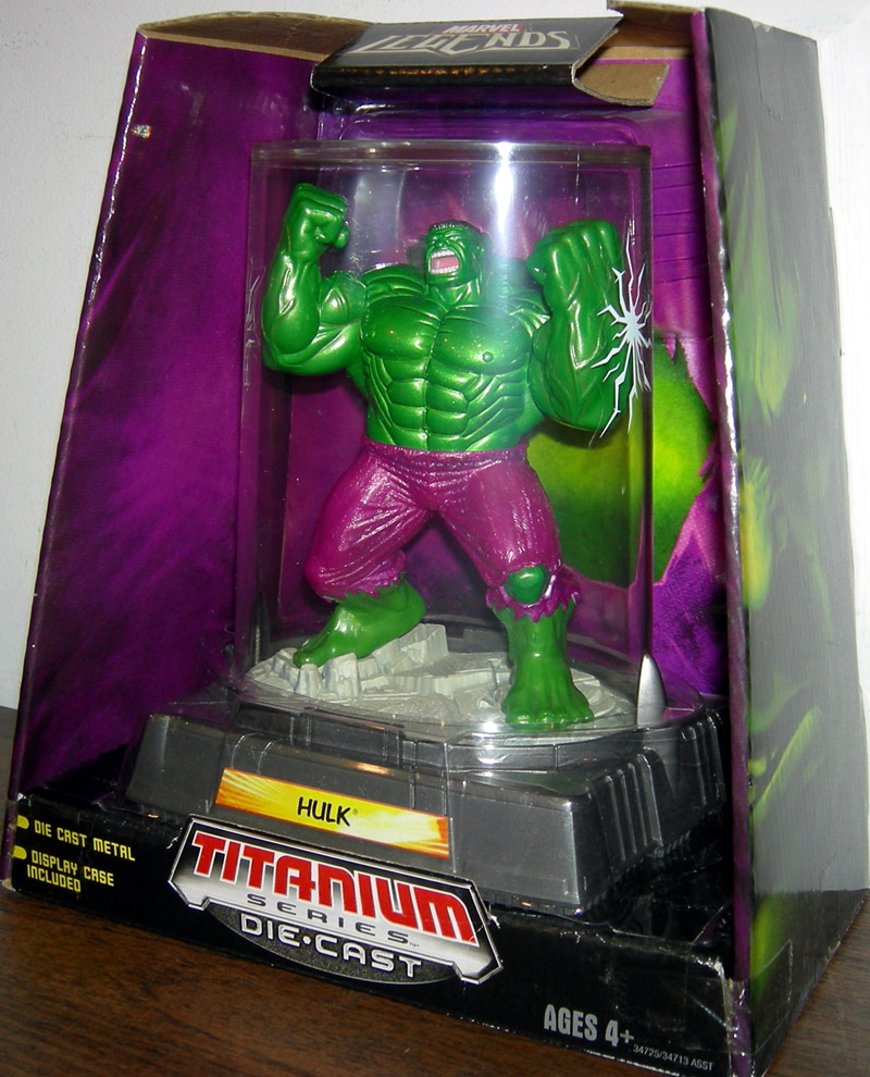 Hulk Figure Titanium Series DieCast Marvel Legends