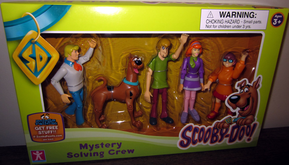 Mystery Solving Crew Figures Fright Face Scooby Doo