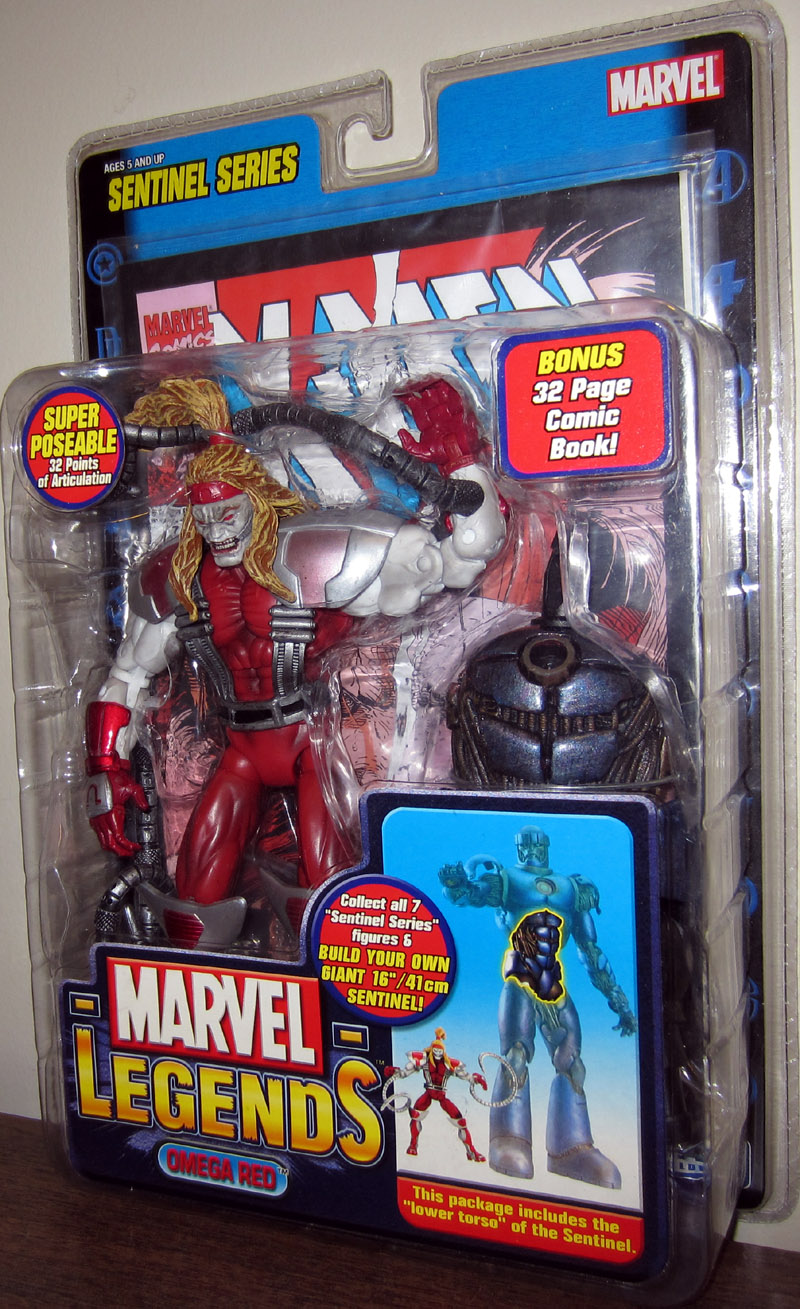 Omega Red Figure Marvel Legends Sentinel Series Toy Biz