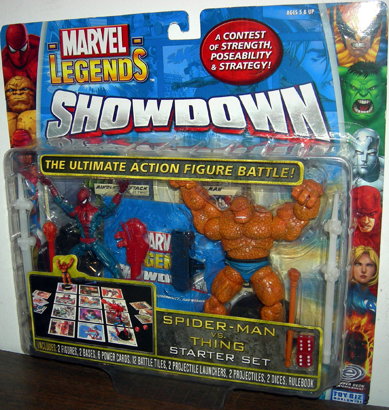 Spider-Man vs Thing Figures Marvel Legends Showdown