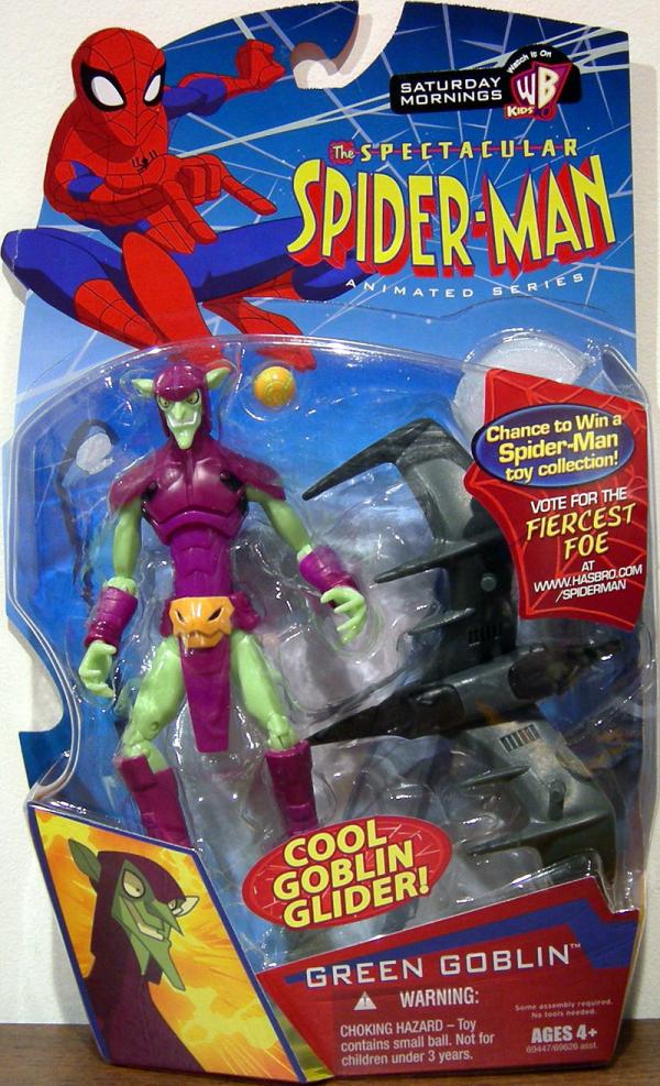 spectacular spider man green goblin toy