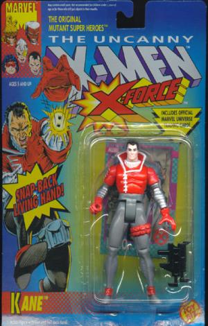 Kane Action Figure Snap-Back Living Hand X-Men Toy Biz