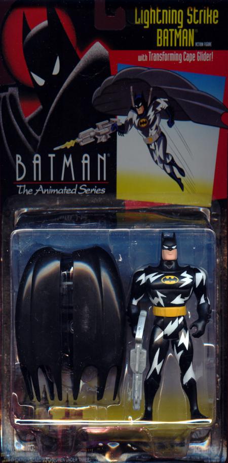Lightning Strike Batman Action Figure Animated Series Kenner