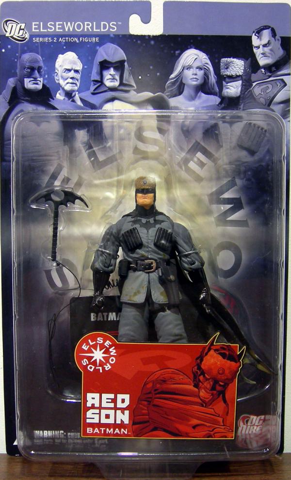 red son batman statue