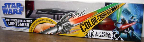 star wars the force unleashed lightsaber toy