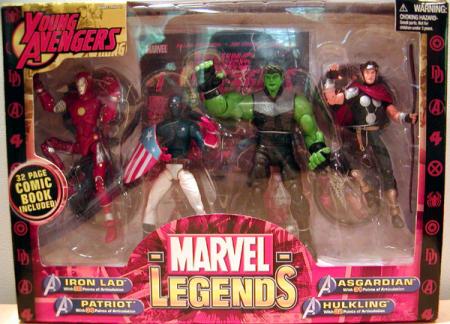 marvel action figures 4 pack