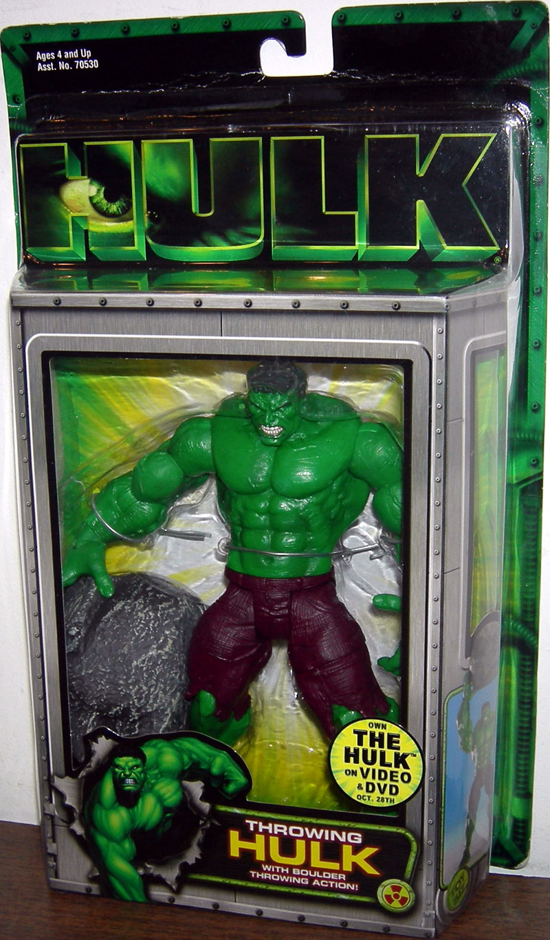 Throwing Hulk Movie Boulder Action figure