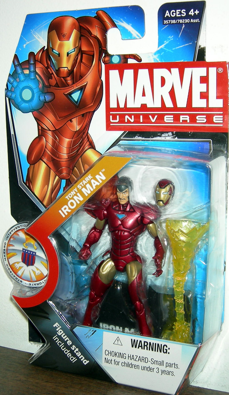 Tony Stark Iron Man Marvel Universe Series 3 022 action figure - Tonystarkironman Mu