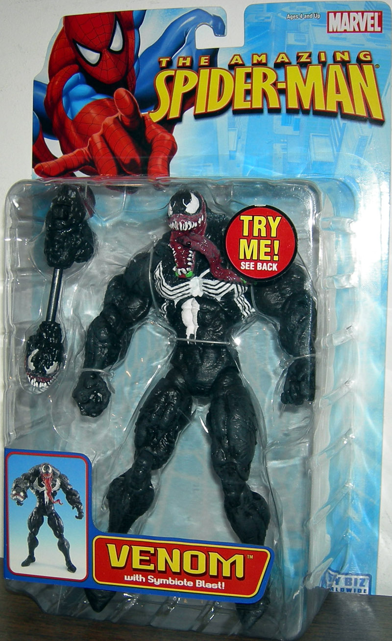 Venom Symbiote Blast Amazing SpiderMan action figure