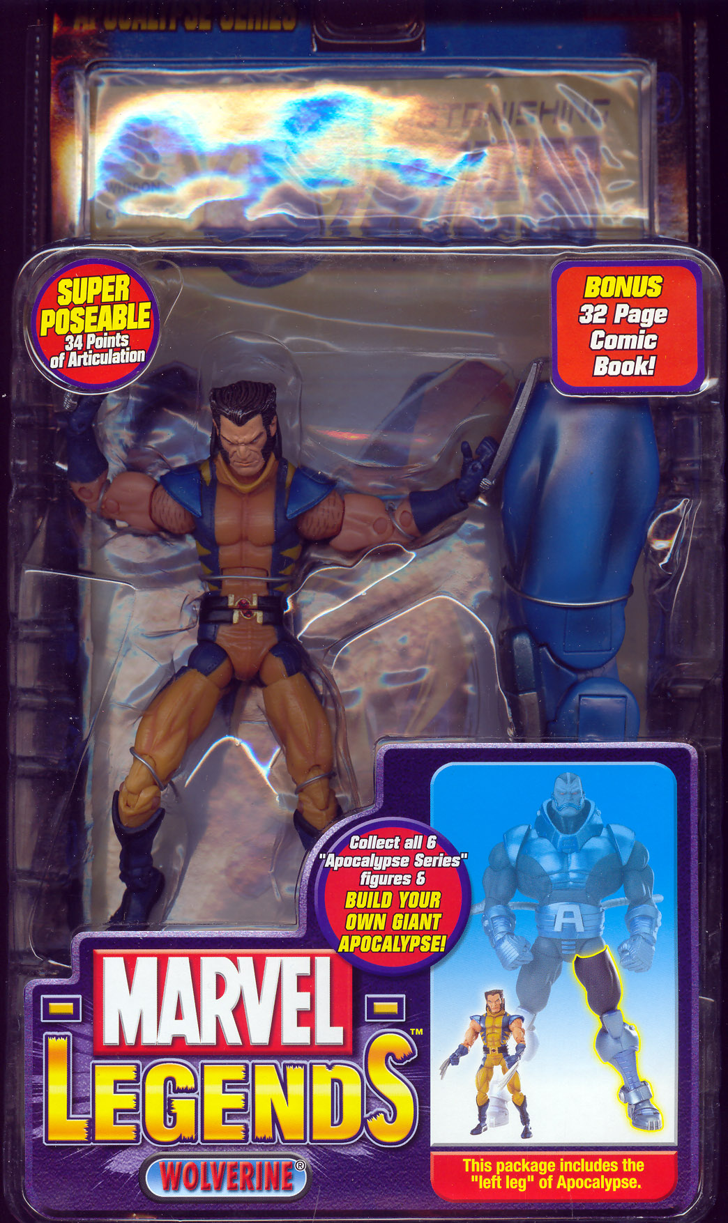 Wolverine Marvel Legends Xii Unmasked Apocalypse Series Action Figure